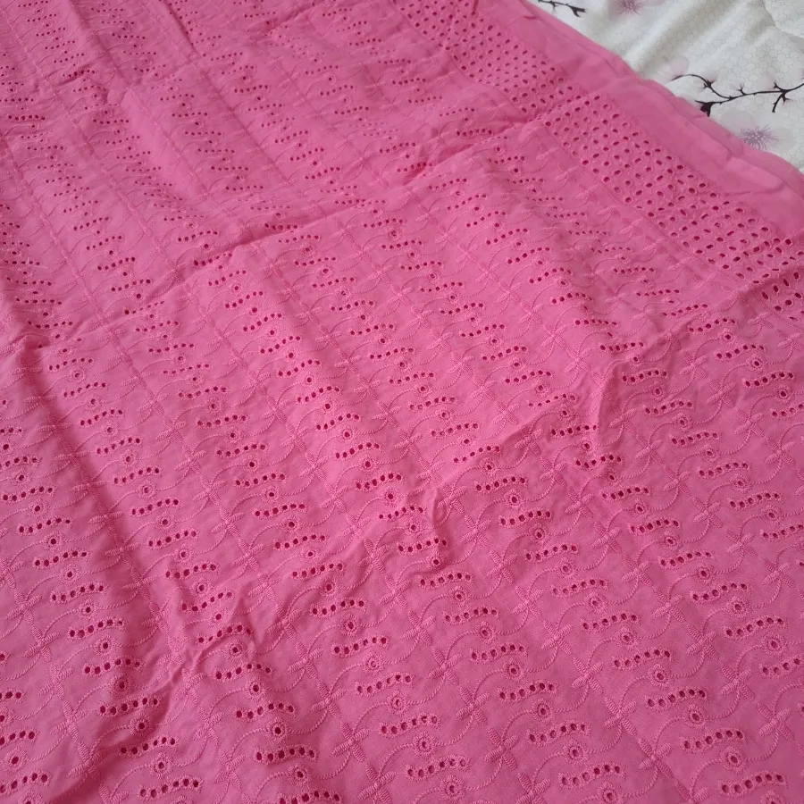 پارچه نخی خامه دوزی