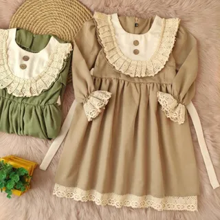 پیراهن کتان دخترونه