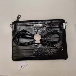 کیف چرم منگو‌ مشکی