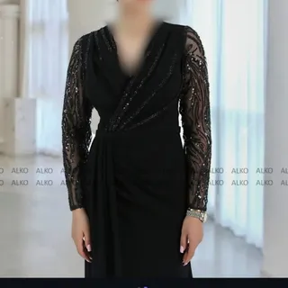 پیرهن مجلسی مشکی