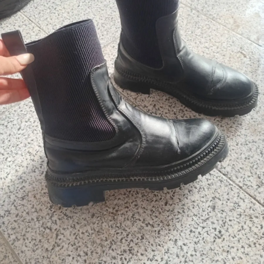 بوت مشکی ساق کشی