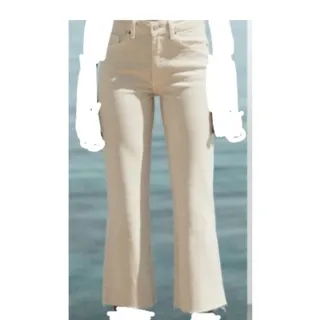 شلوار دمپا فلر شیری خارجی