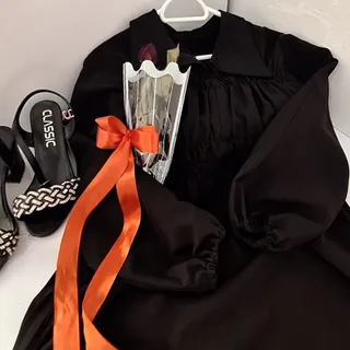 مانتو مشکی دخترانه اندامی