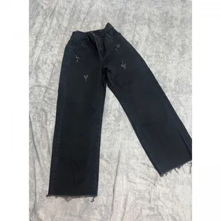 شلوار لی ذغالی