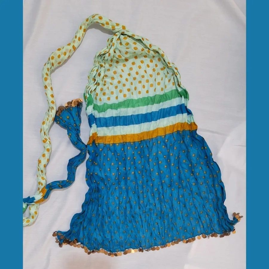 شال چروک پولک دار