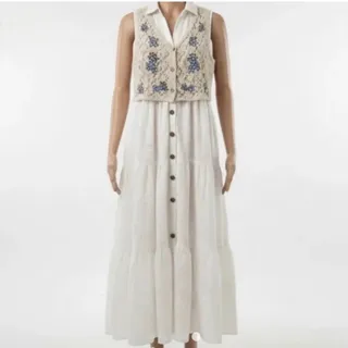 پیراهن خامه دوزی