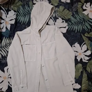 کت کلاهداری کتان