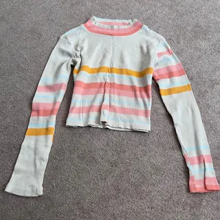 کراپ استین بلند