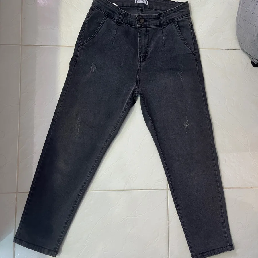 شلوار جین ذغالی