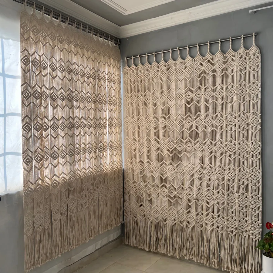 پرده مکرومه