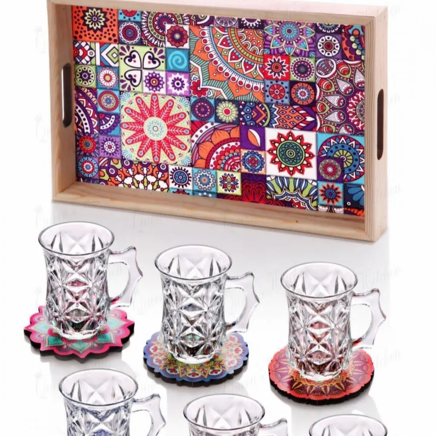 ست 13 پارچه استکان ترک