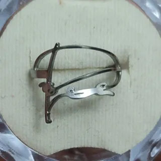 انگشتر استیل رنگ ثابت