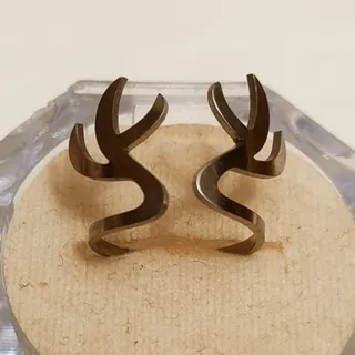 انگشتر شاخ گوزن،استیل