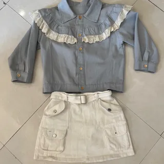 بلوز و دامن دخترانه 8_10