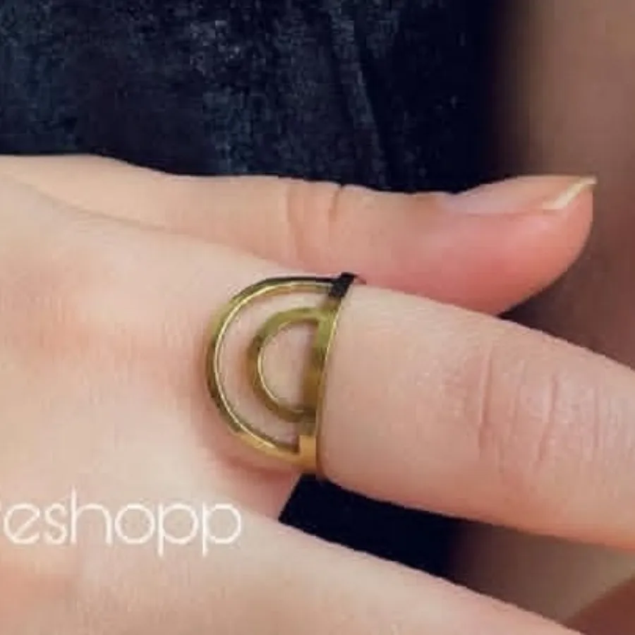 انگشتر استیل کپی طلا