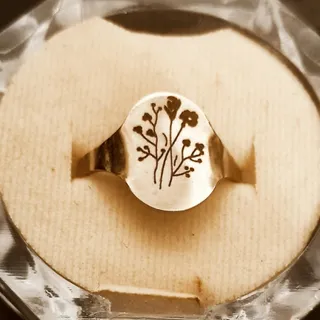 انگشتر استیل رنگ ثابت