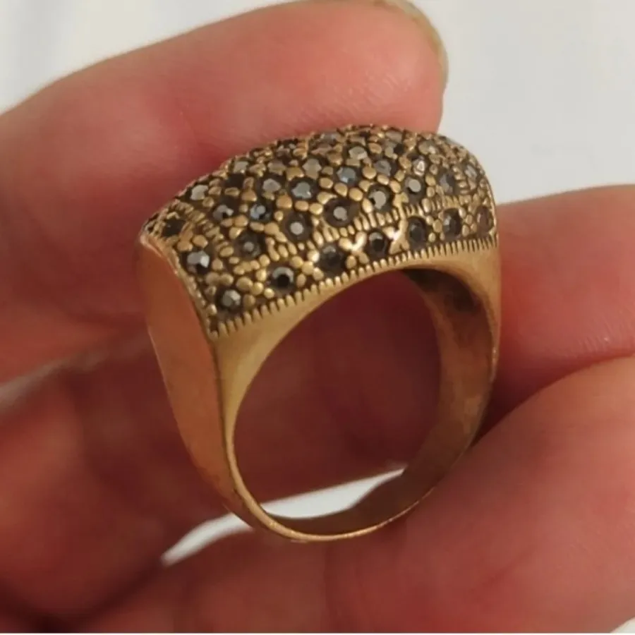 انگشتر برنجی پرنگین