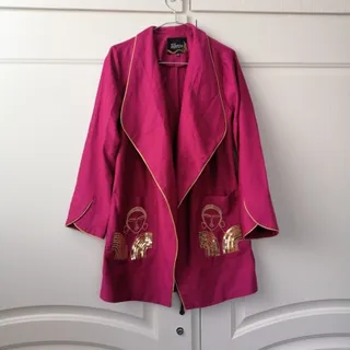 مانتو ژاکارد مجلسی مزونی