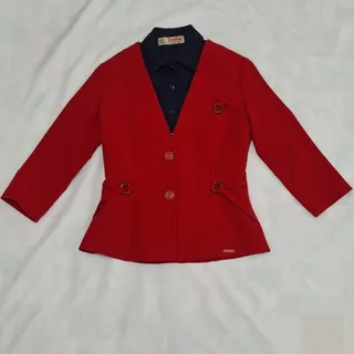 کت تک با تاپ سرمه ای