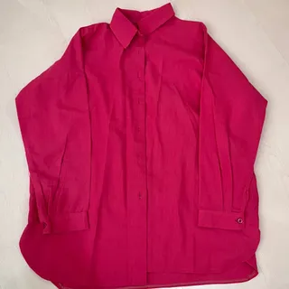 شمیز کتان سرخابی