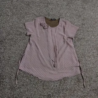 تیشرت حریر خالدار