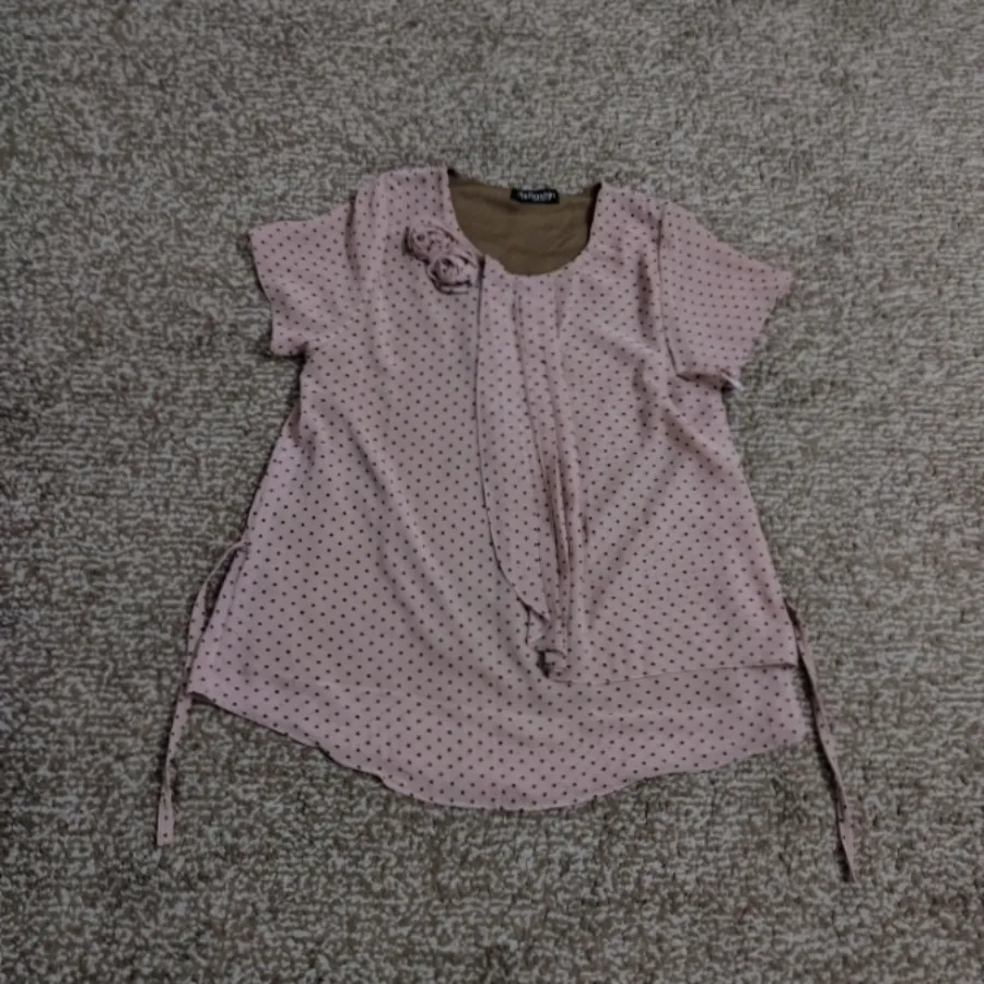 تیشرت حریر خالدار