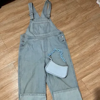 شلوار دوبنده جین روشن