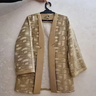 مانتو مجلسی  طلایی