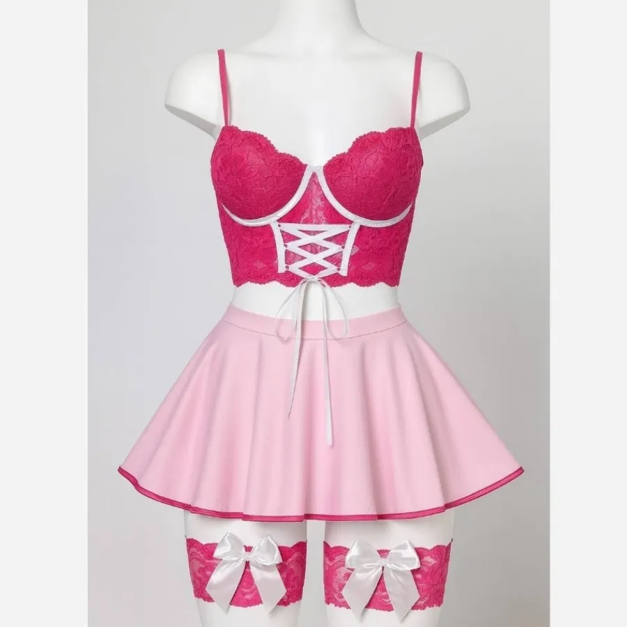 ست فانتزی زنانه دامنی