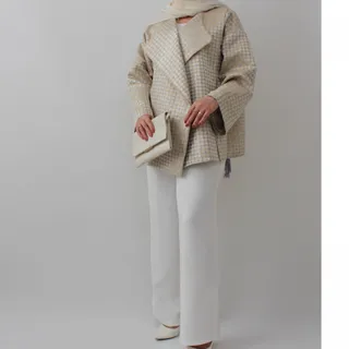 کت ژاکارد طرح دار