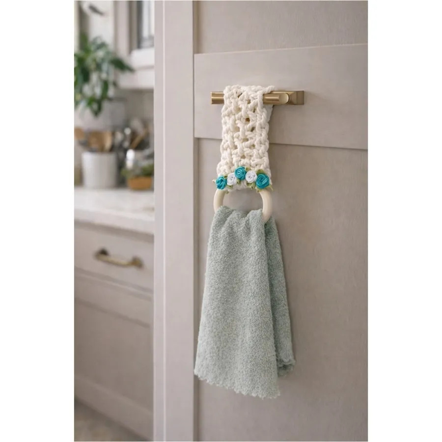 جا دستمالی مکرومه