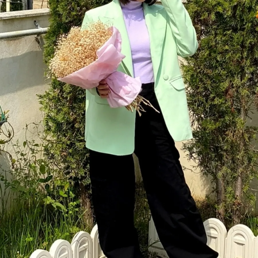 کت بلیزر سبز روشن