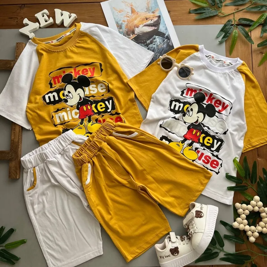 تیشرت شلوارک قواره دار