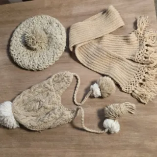 کلاه و شال بافت