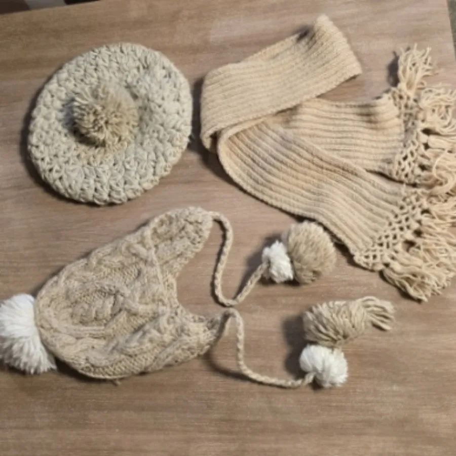 کلاه و شال بافت