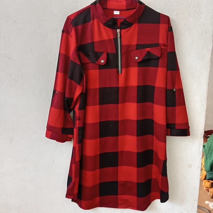 مانتو چهارخونه