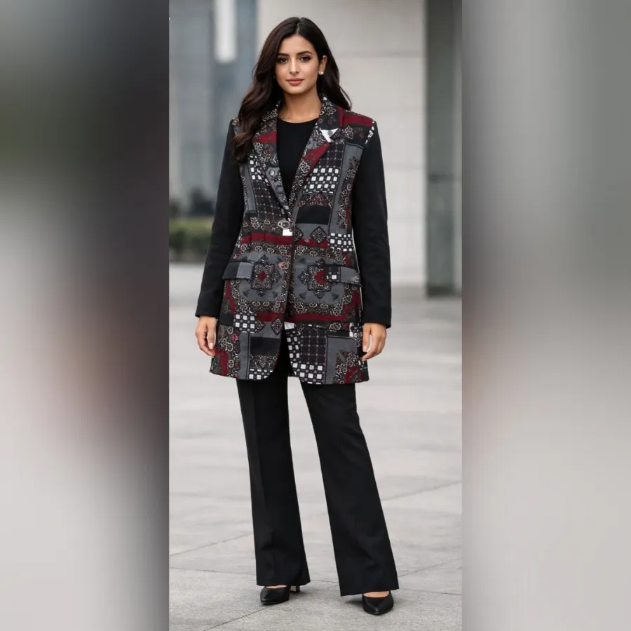 کت پاییزه ترک سایز بزرگ