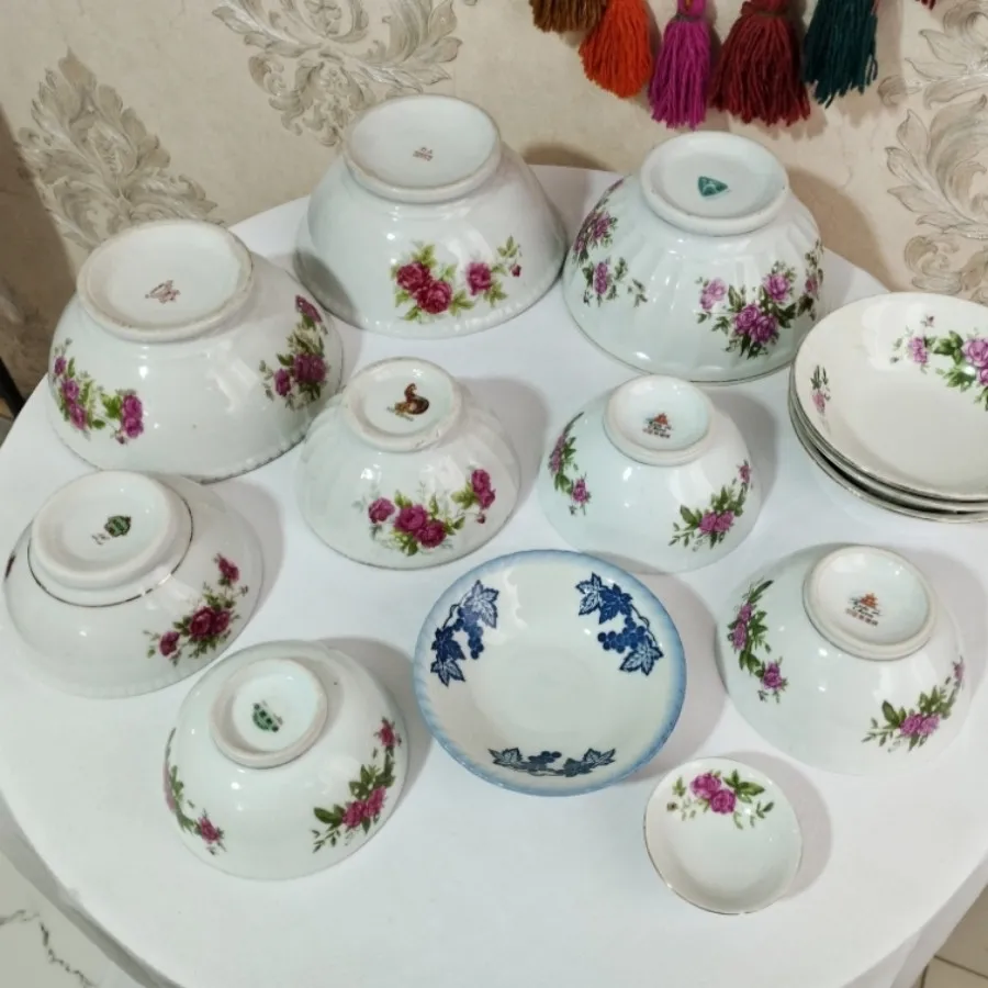 کاسه و پیاله گلسرخی