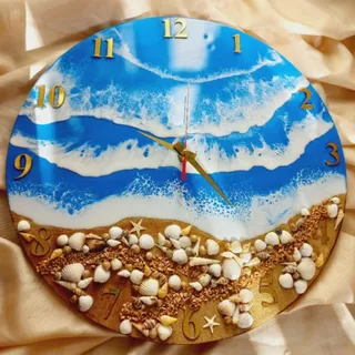 ساعت دیواری طرح دریا