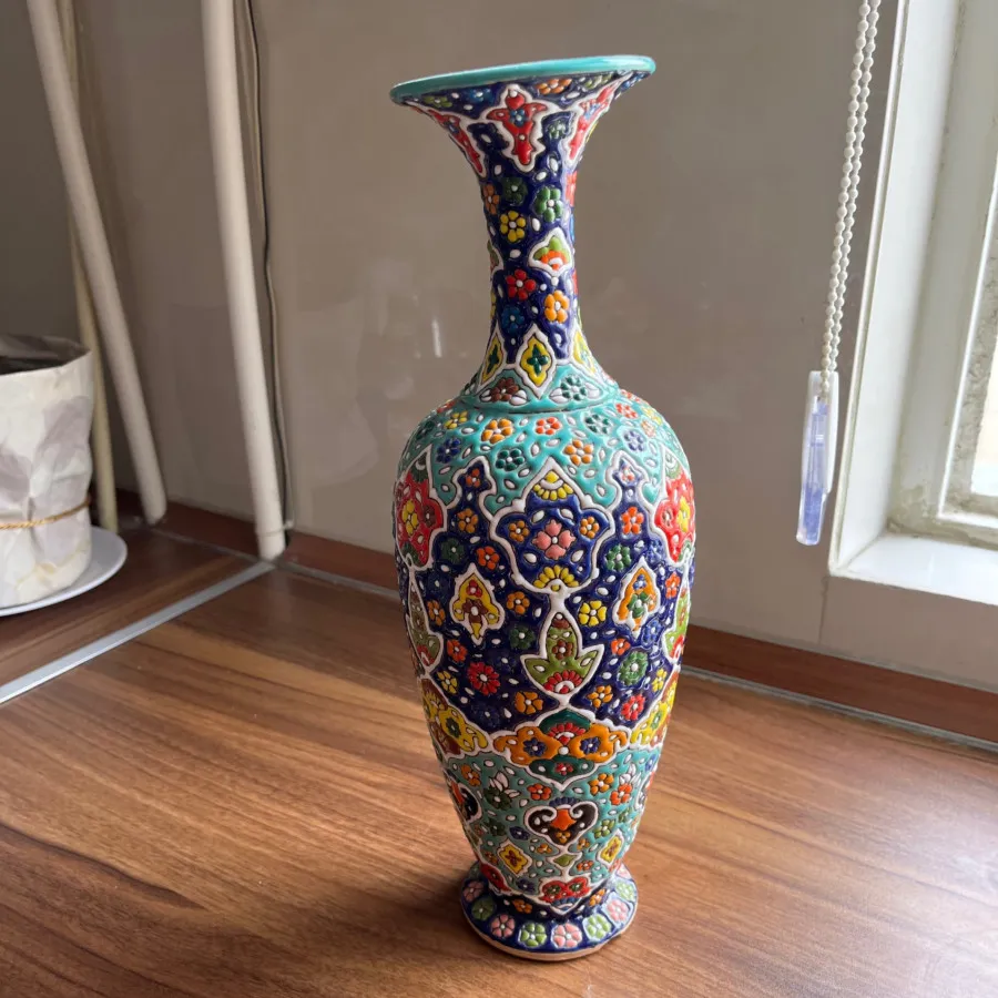 گلدان میناکاری