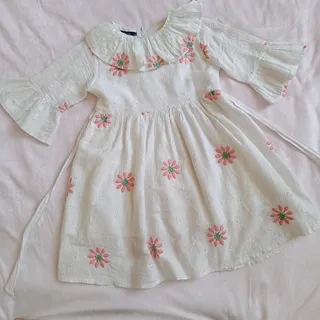 پیراهن خامه دوزی دخترانه