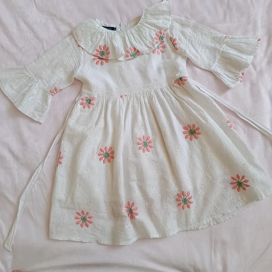 پیراهن خامه دوزی دخترانه