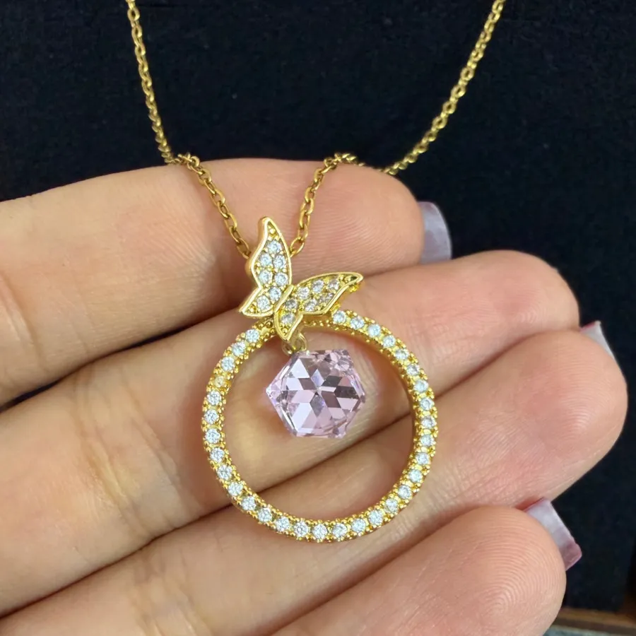 گردنبند پروانه استیل نو