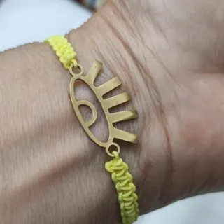دستبند چشم نظر کپی طلا
