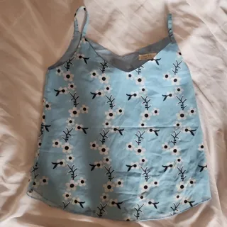 تاپ حریر آستردار فلورال