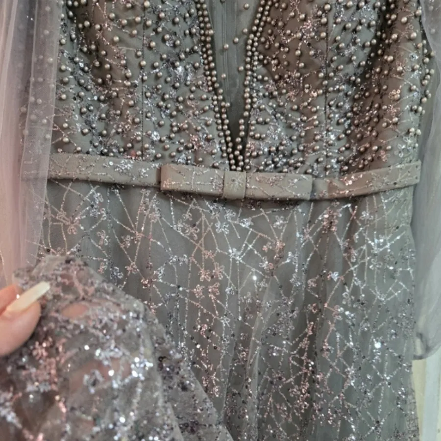 لباس مجلسی مروارید دوزی