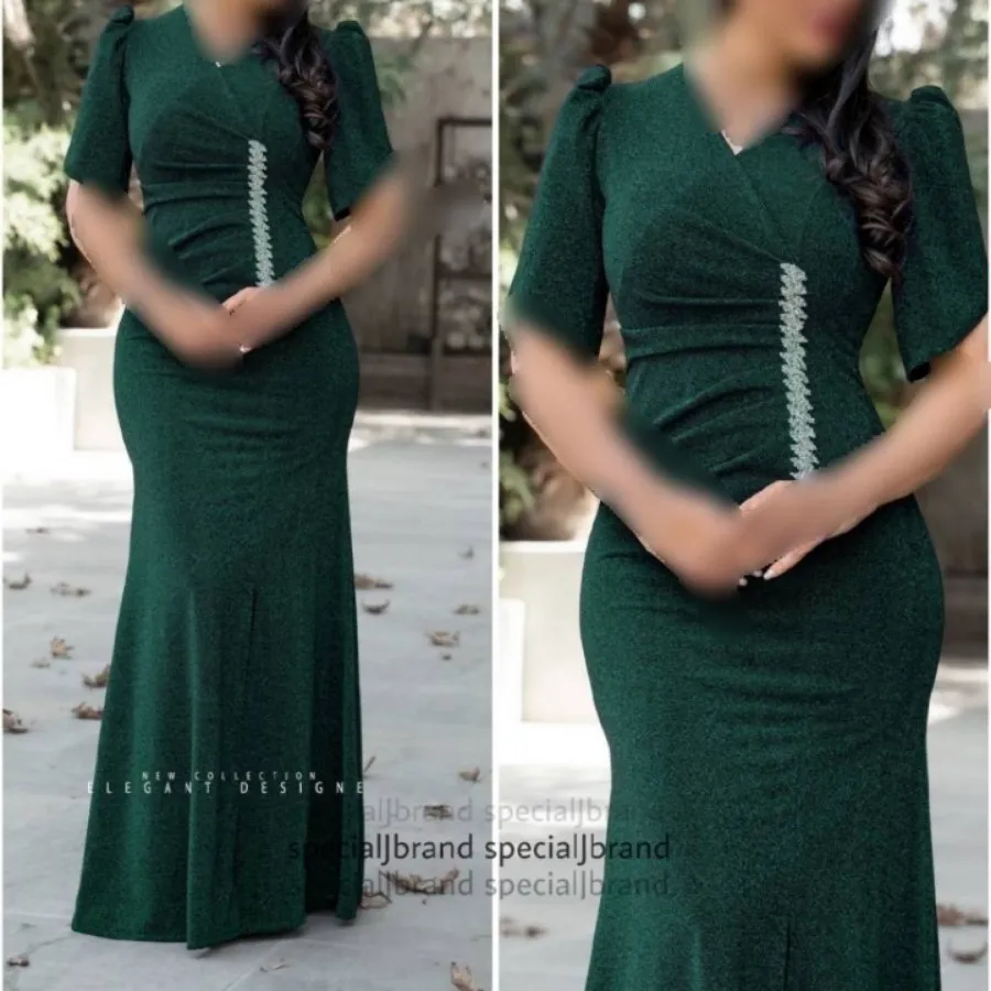 پیراهن مجلسی آستین کوتاه