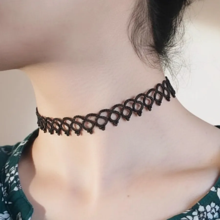 چوکر گیپوربافی دستبافت