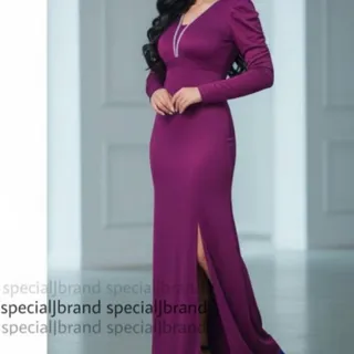 پیراهن مجلسی بنفش