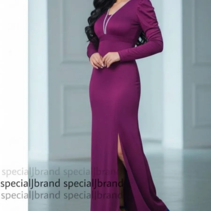 پیراهن مجلسی بنفش